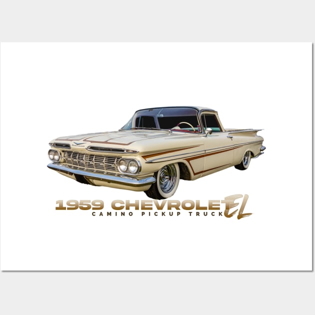 1959 Chevrolet El Camino Pickup Wall Art by Gestalt Imagery